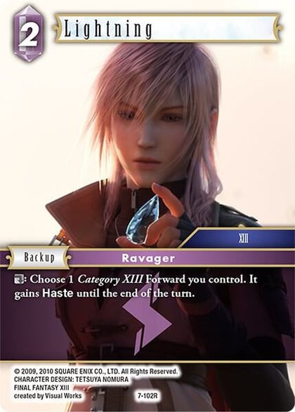 Lightning, Opus VII 7-102R
