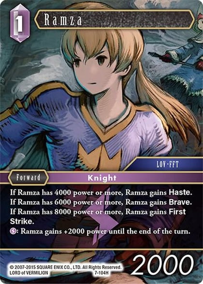 Ramza, Opus VII 7-104H