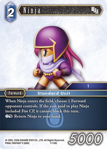 Ninja (7-118C), Opus VII 7-118C