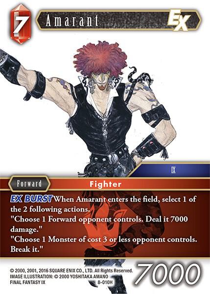 Amarant EX, Opus VIII 8-010H