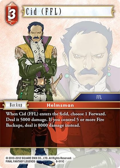 Cid (FFL), Opus VIII 8-011C