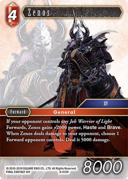 Zenos, Opus VIII 8-012H