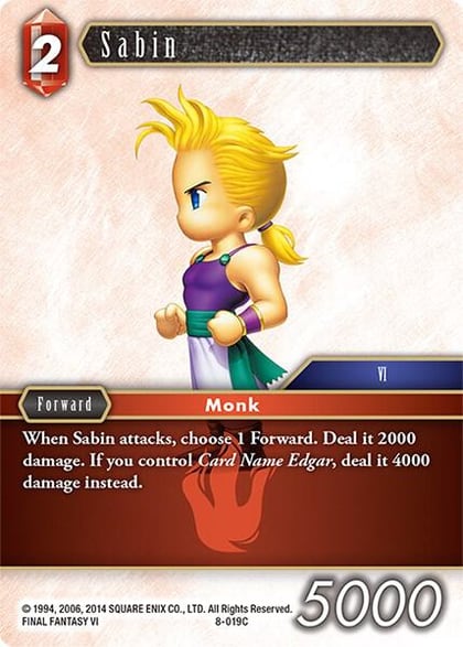 Sabin, Opus VIII 8-019C