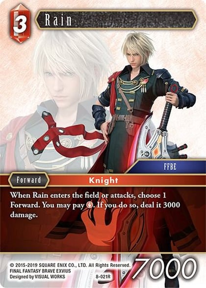 Rain (Rare), Opus VIII 8-021R