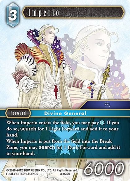 Imperio, Opus VIII 8-025H
