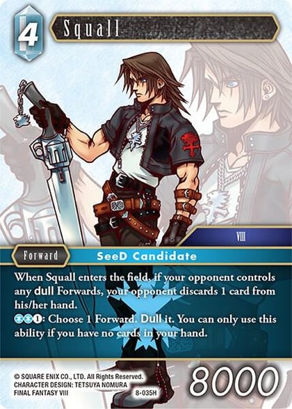 Squall, Opus VIII 8-035H