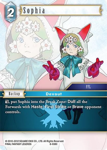 Sophia, Opus VIII 8-038C