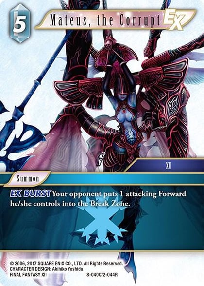 Mateus, the Corrupt EX, Opus VIII 8-040C/2-044R
