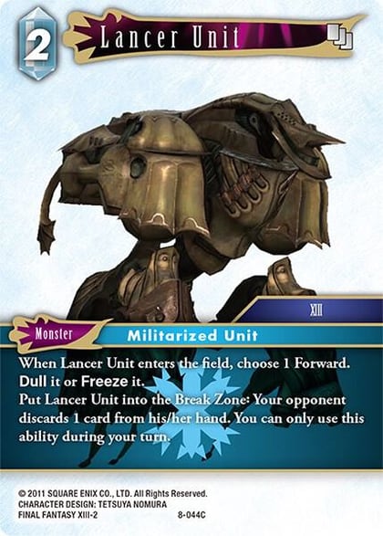 Lancer Unit, Opus VIII 8-044C