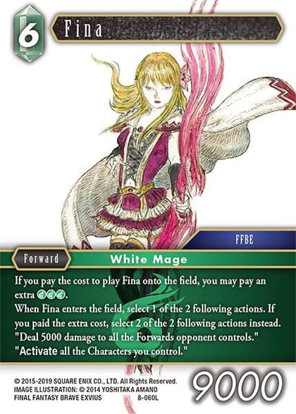 Fina (Legend), Opus VIII 8-060L