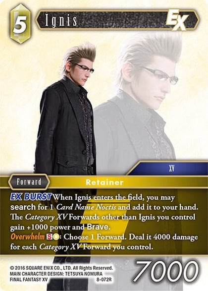 Ignis EX, Opus VIII 8-072R