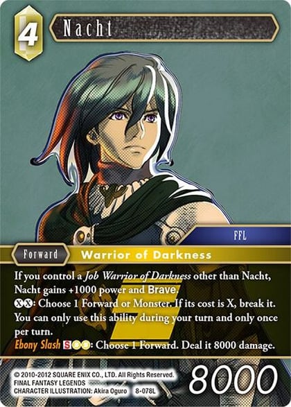 Nacht, Opus VIII 8-078L