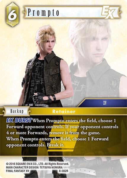 Prompto EX, Opus VIII 8-082R