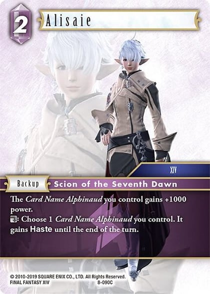 Alisaie, Opus VIII 8-090C