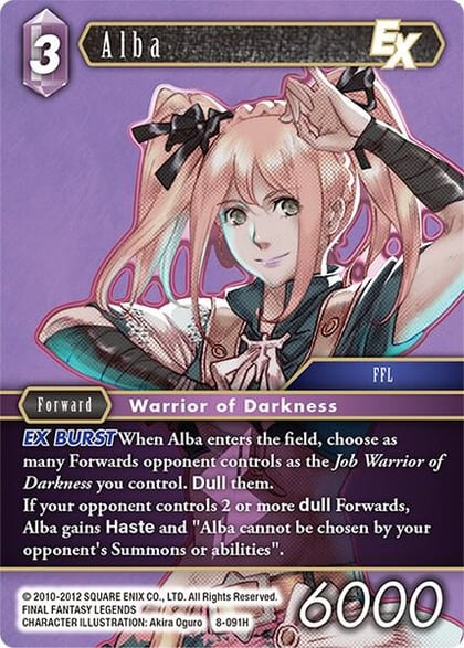Alba EX, Opus VIII 8-091H