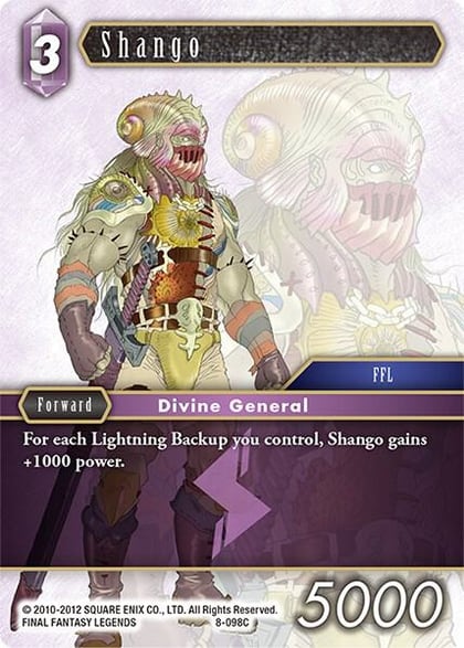 Shango, Opus VIII 8-098C
