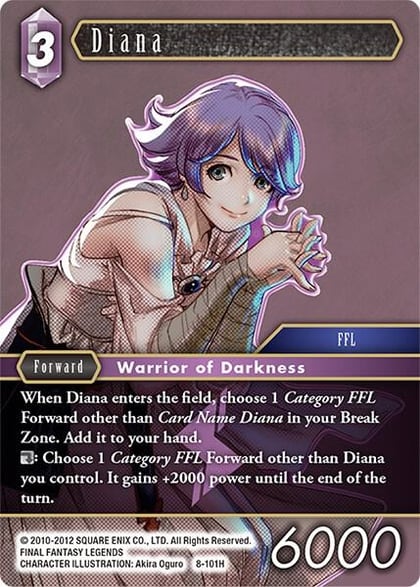 Diana, Opus VIII 8-101H