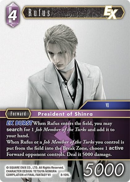 Rufus EX, Opus VIII 8-109L