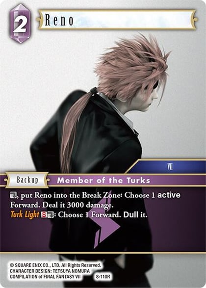 Reno, Opus VIII 8-110R