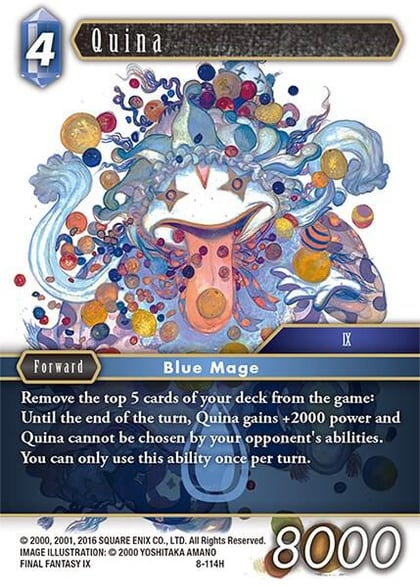 Quina, Opus VIII 8-114H