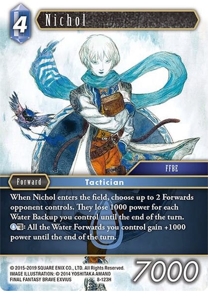 Nichol, Opus VIII 8-123H