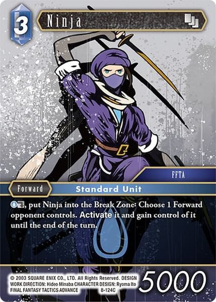 Ninja (FFTA), Opus VIII 8-124C