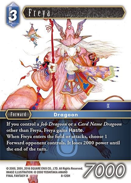 Freya, Opus VIII 8-126H