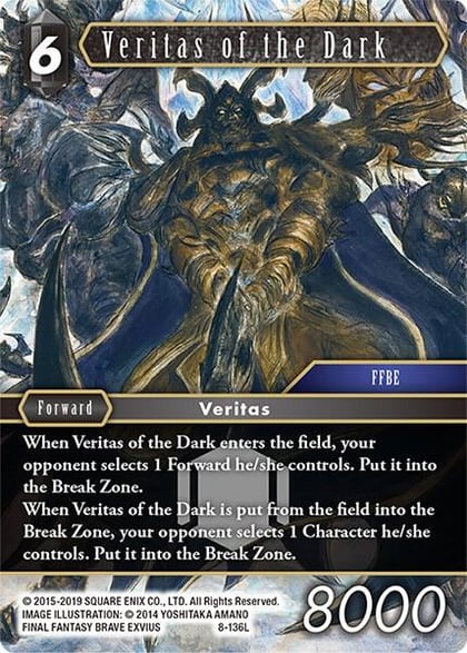 Veritas of the Dark, Opus VIII 8-136L