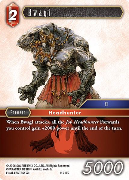 Bwagi, Opus IX 9-016C