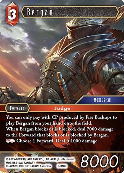 Bergan, Opus IX 9-018R