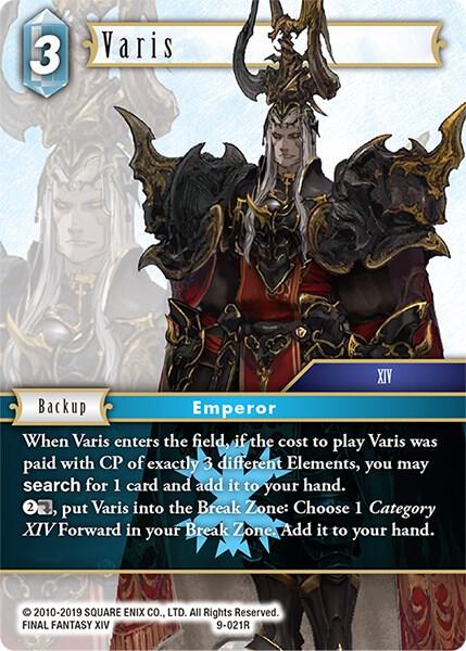 Varis, Opus IX 9-021R