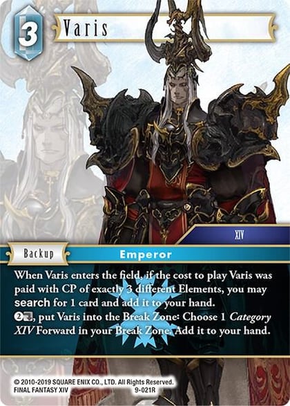 Varis, Opus IX 9-021R
