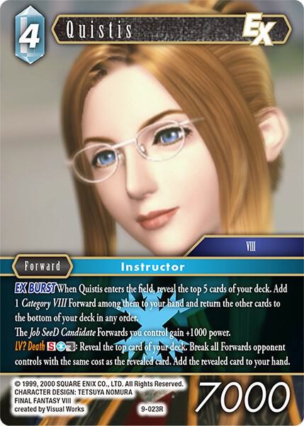 Quistis EX, Opus IX 9-023R