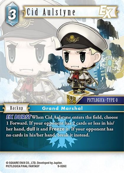 Cid Aulstyne EX, Opus IX 9-026C