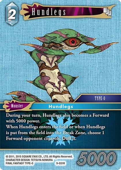 Hundlegs, Opus IX 9-031R