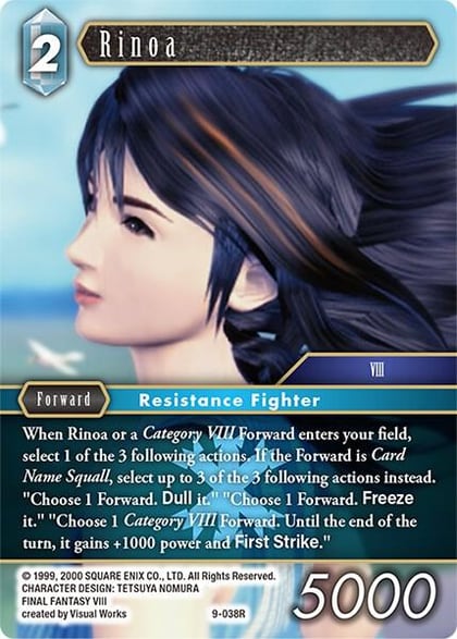 Rinoa, Opus IX 9-038R