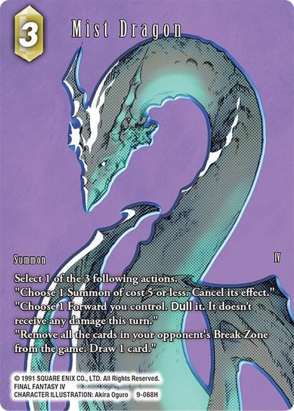 Mist Dragon (Full Art), Opus IX 9-068H
