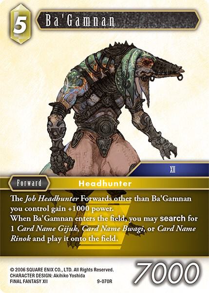 Ba'Gamnan, Opus IX 9-070R