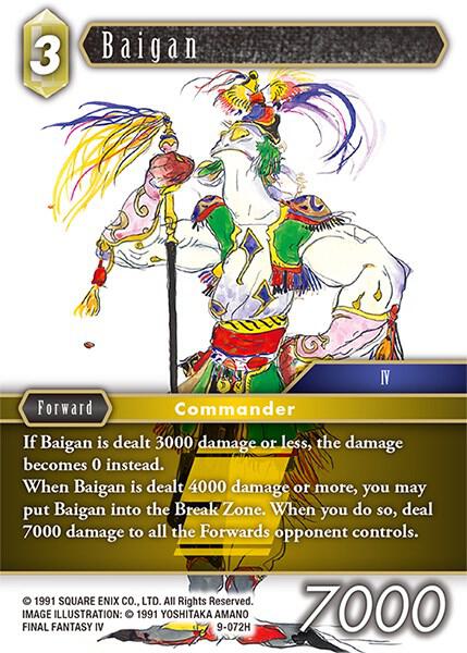 Baigan, Opus IX 9-072H