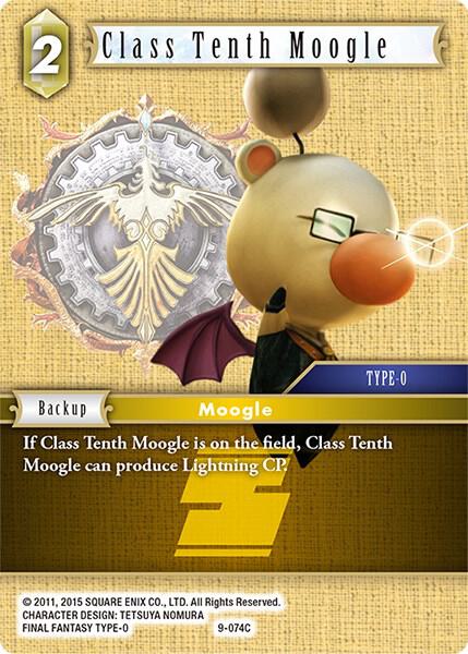 Class Tenth Moogle, Opus IX 9-074C