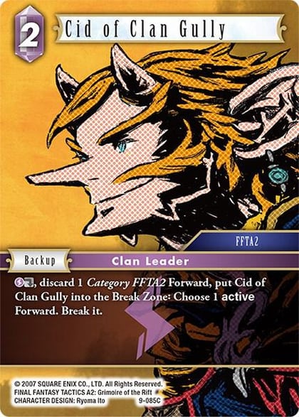 Cid of Clan Gully, Opus IX 9-085C