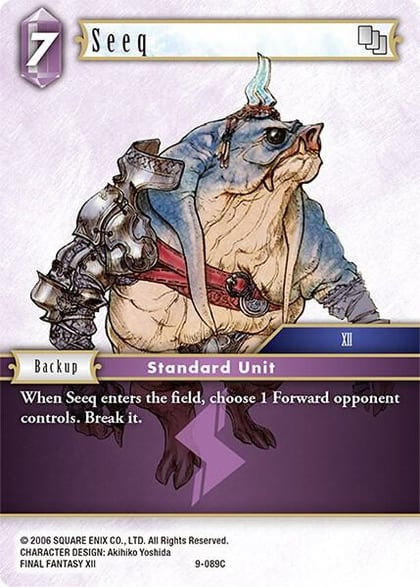 Seeq, Opus IX 9-089C