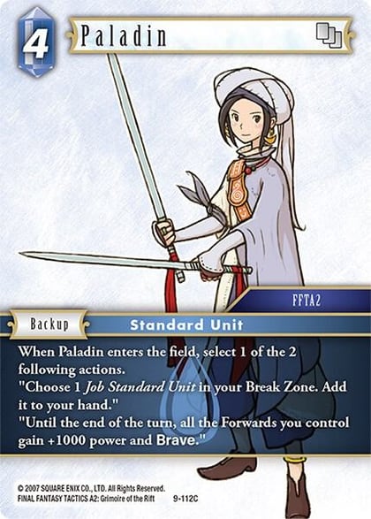 Paladin, Opus IX 9-112C