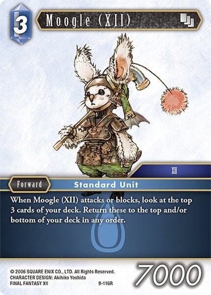 Moogle (XII), Opus IX 9-116R