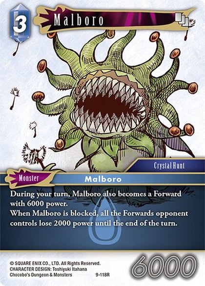 Malboro, Opus IX 9-118R