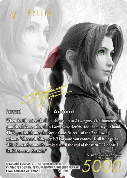 Aerith (Noir Promo), FF: Promo Cards 11-139S