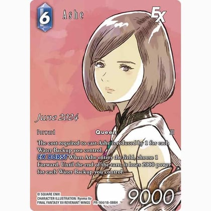 Ashe EX (June 2024), FF: Promo Cards 18-086H