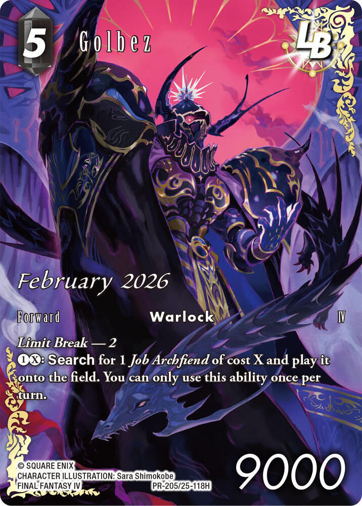 Golbez (PR-205/25-118H), FF: Promo Cards 25-118H