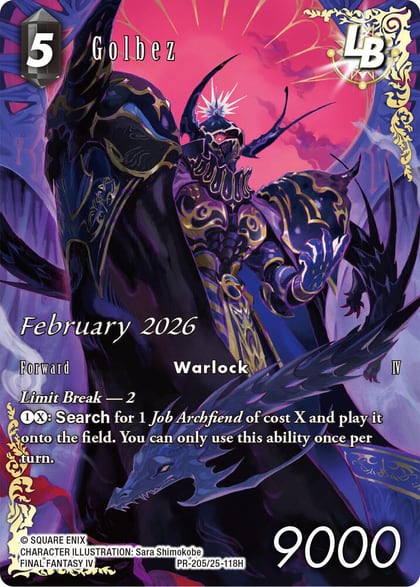 Golbez (PR-205/25-118H), FF: Promo Cards 25-118H