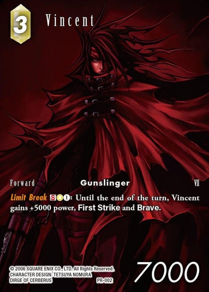 Vincent (Full Art), FF: Promo Cards PR-002